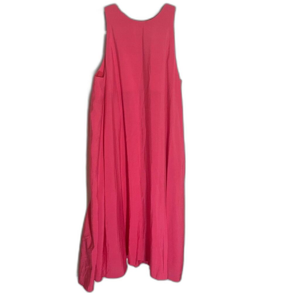 COS Sleeveless A-Line Swing‎ Dress size 10 Pink Modern Architectural EUC